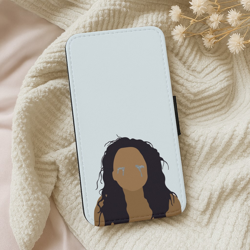 Crying Glitter Rue - Euphoria Wallet Phone Case
