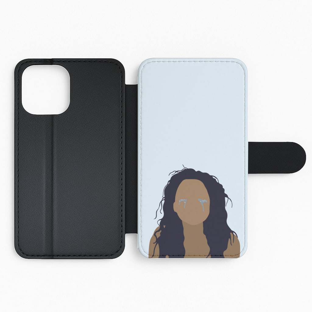 Crying Glitter Rue - Euphoria Flip Phone Case