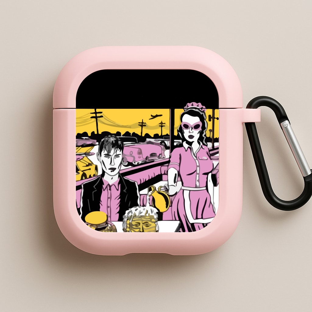 Popart Fender Pink AirPods Case