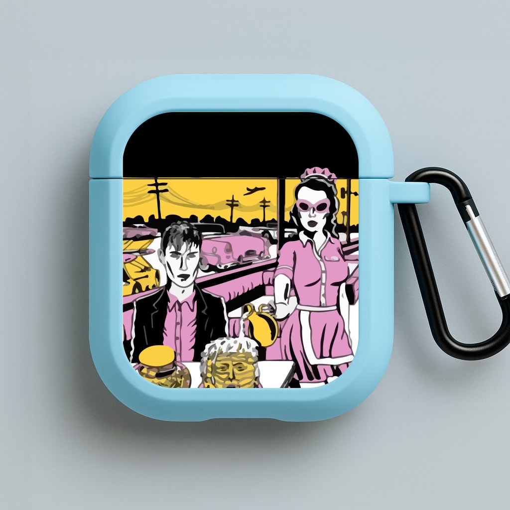 Popart Fender Blue AirPods Case