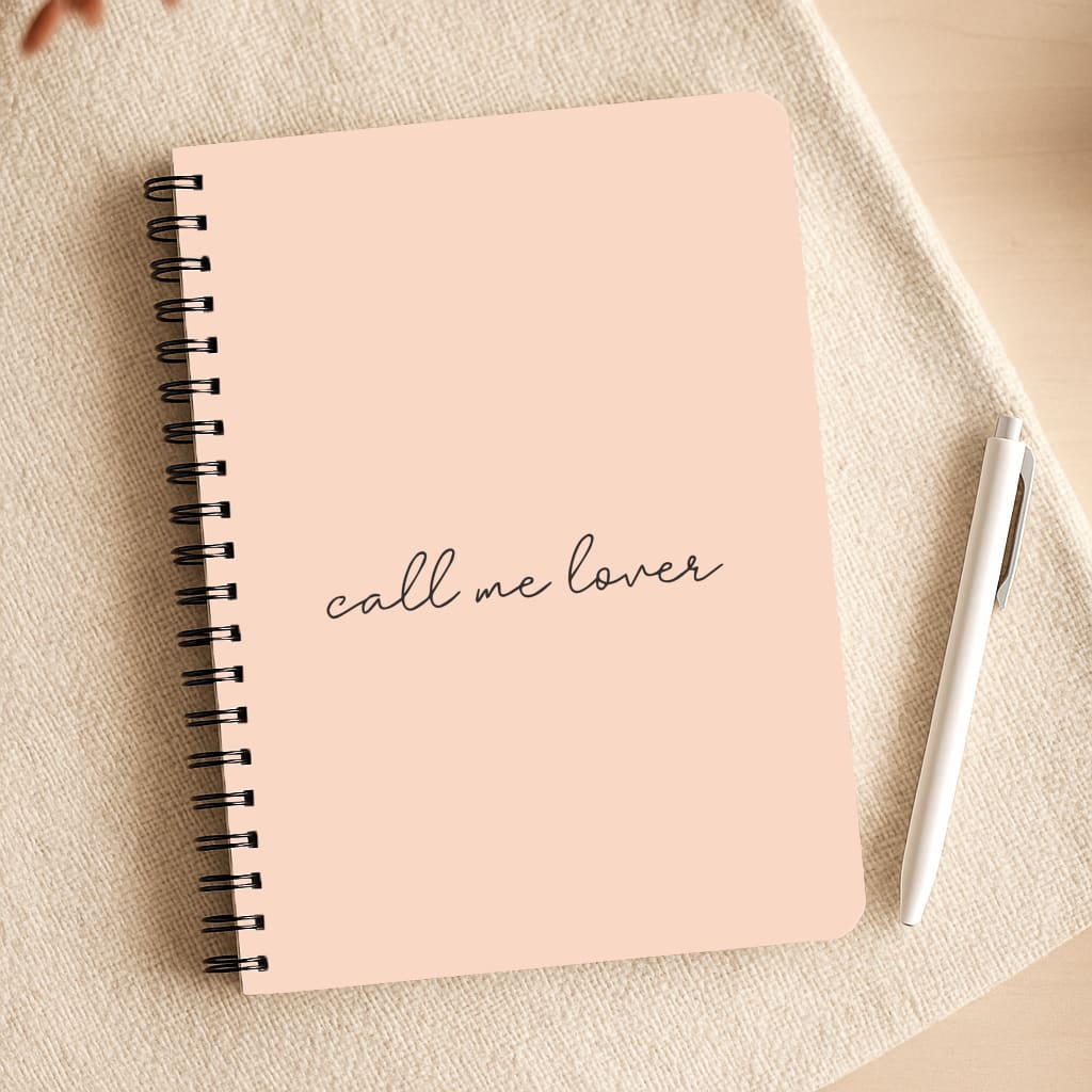 Call Me Lover - Sam Fender Notepad
