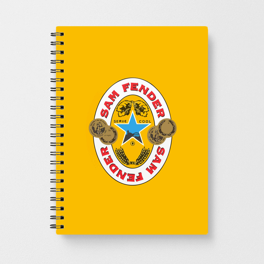 Sam Fender Badge Notebook