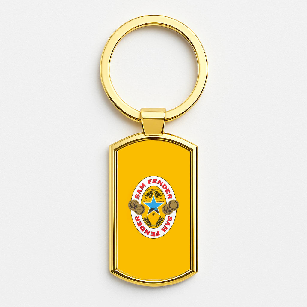 Fender Badge Gold Keyring