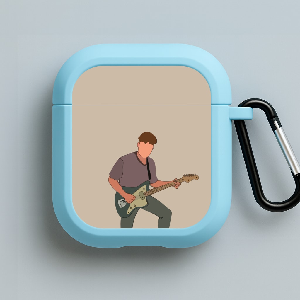 Faceless Fender Blue AirPods Case