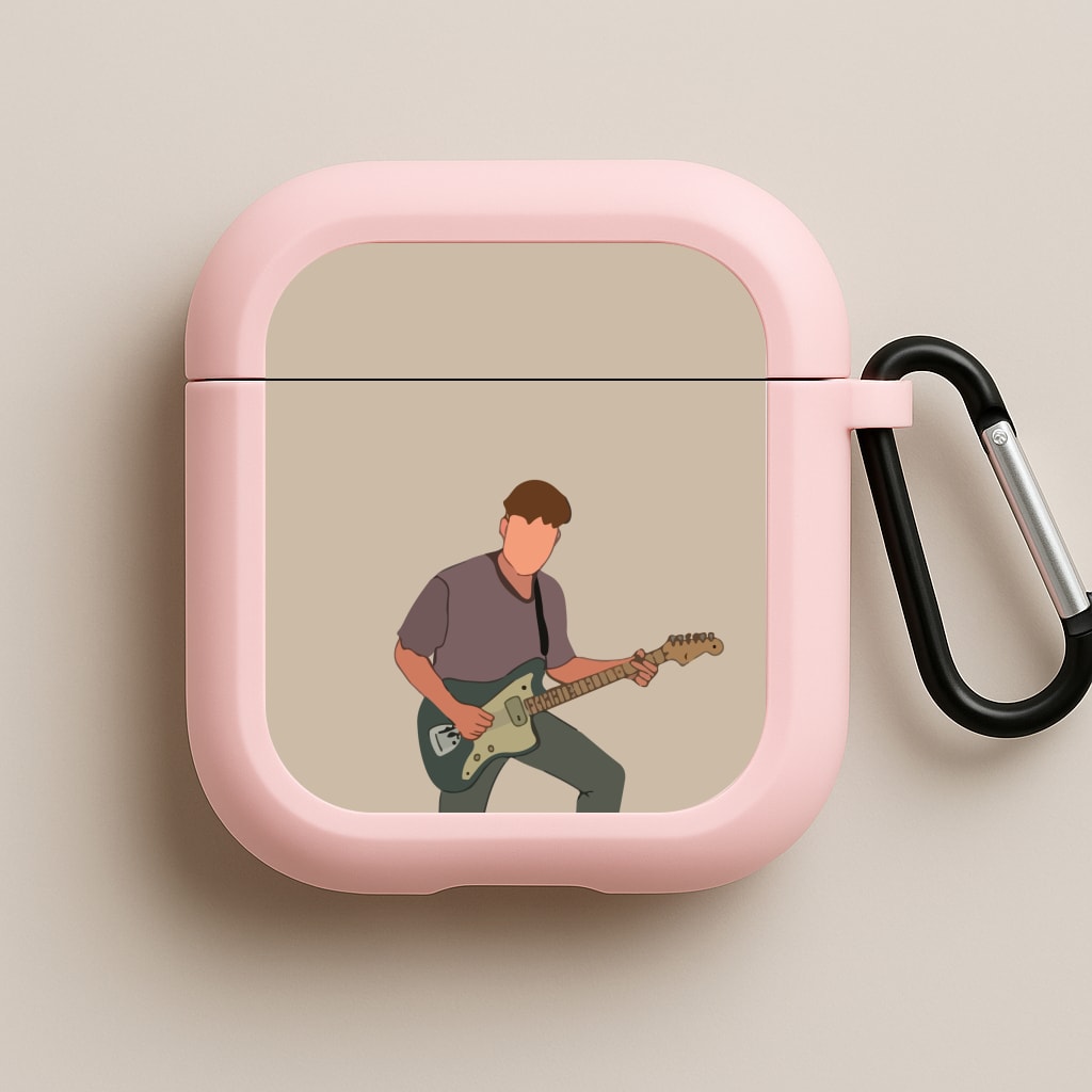 Faceless Fender Pink AirPods Case
