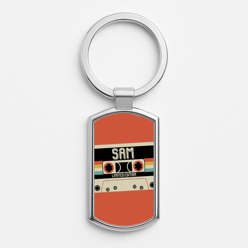 Cassette Tape - Fender Silver Keyring