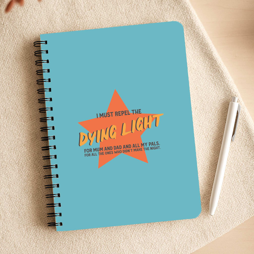 I Must Repel The Dying Light - Fender Notepad