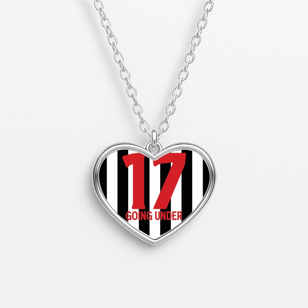 Seventeen Going Under - Fender Heart Necklace