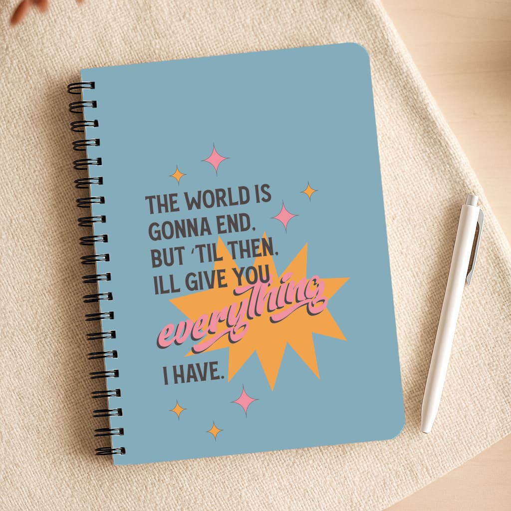 The World Is Gonna End - Fender Notepad