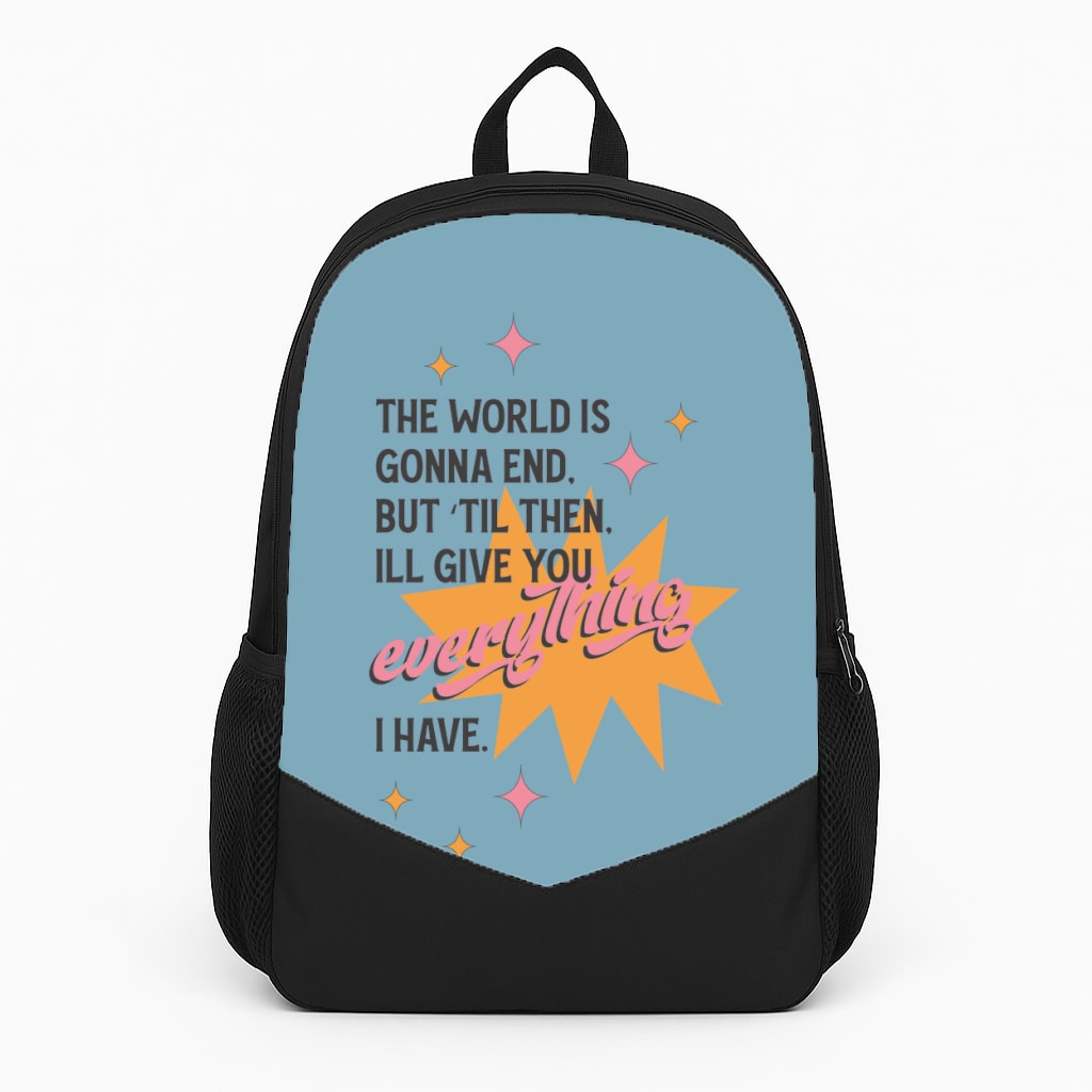 The World Is Gonna End - Fender Backpack