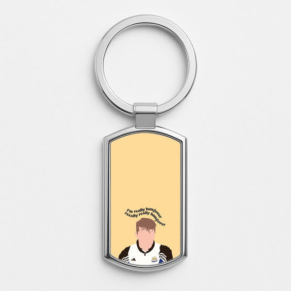 I'm Really Hungover - Fender Silver Keyring