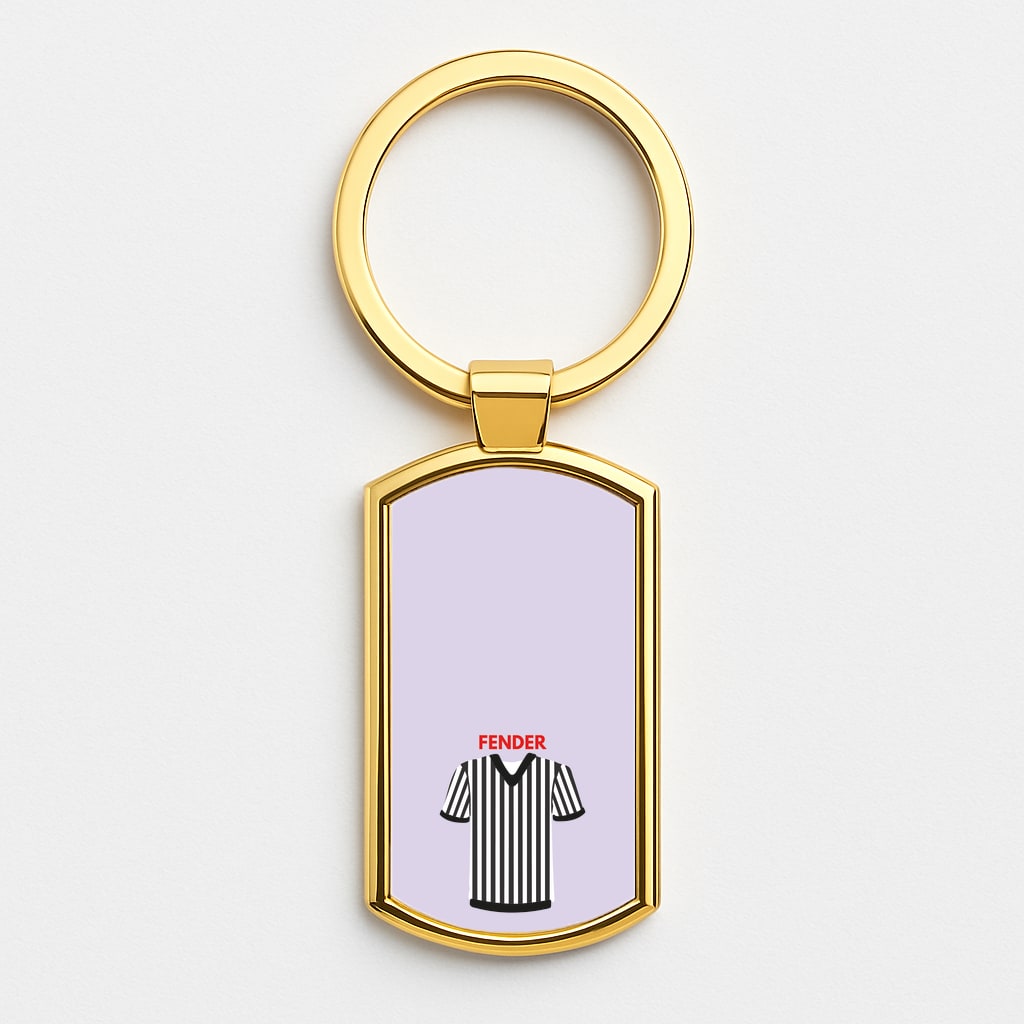 Newcastle - Fender Gold Keyring