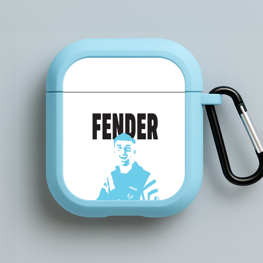 Fender Silhouette Blue Blue AirPods Case