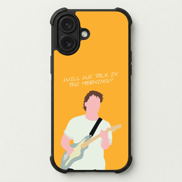 Will We Talk In The Morning Yellow Phone Case — Bumper case