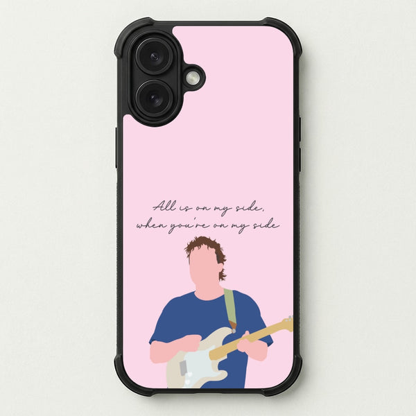 All Is On My Side Pink Phone Case — Bumper case