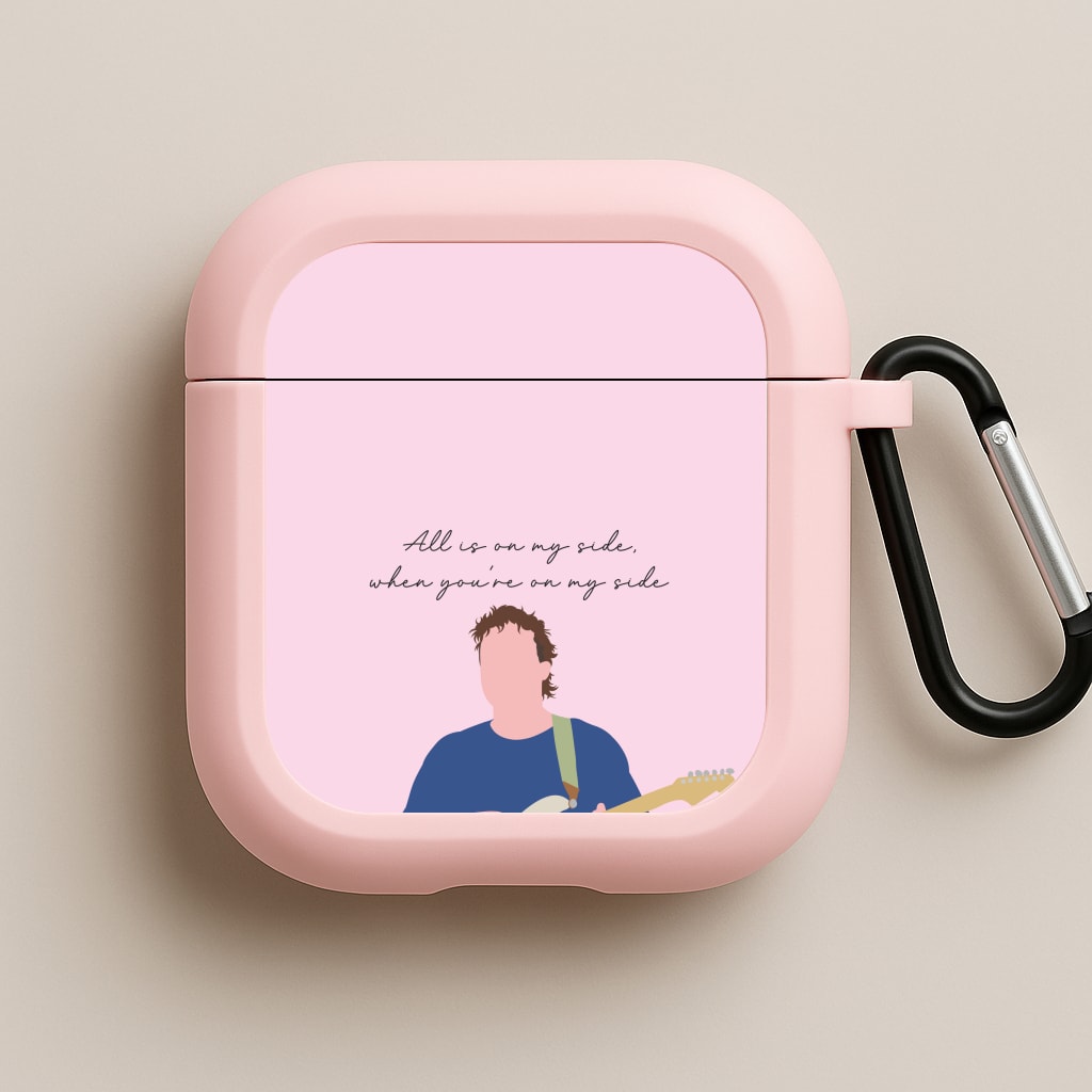 All Is On My Side Pink Pink AirPods Case