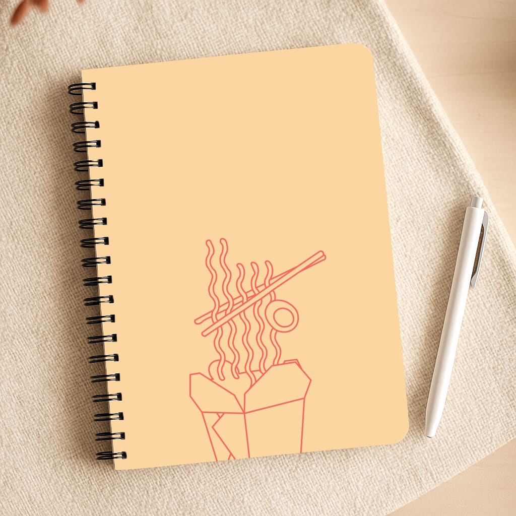 Noodels - Fast Food Patterns Notepad