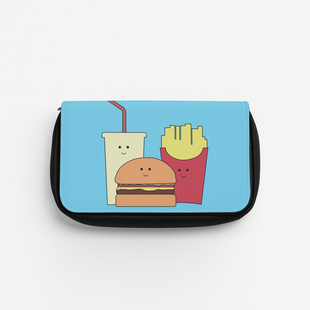 Fast Food Meal - Fast Food Patterns Pencil Case
