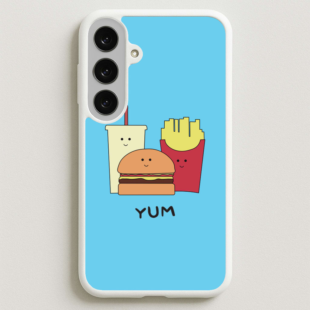 Fast Food Meal - Fast Food Patterns Phone Case for Galaxy S25FE