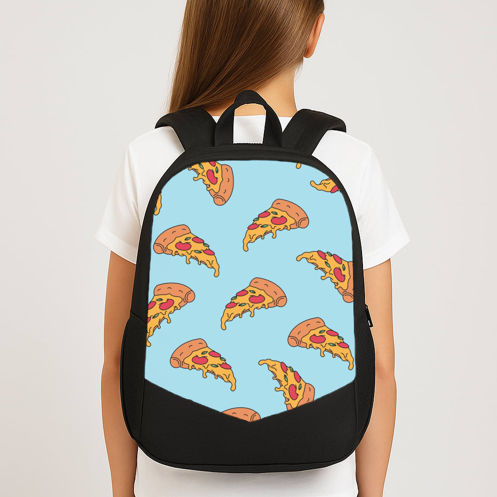 Pizza - Fast Food Patterns Large School Bag