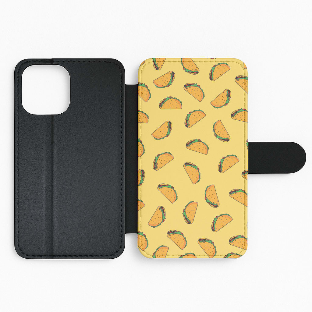 Tacos - Fast Food Patterns Flip Phone Case
