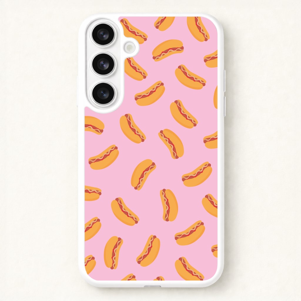 Hot Dogs - Fast Food Patterns Phone Case for Galaxy S26 Plus