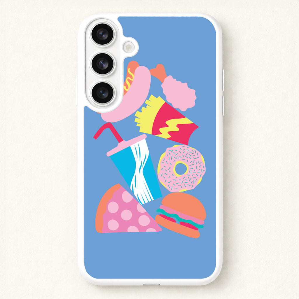 All The Foods - Fast Food Patterns Phone Case for Galaxy S26