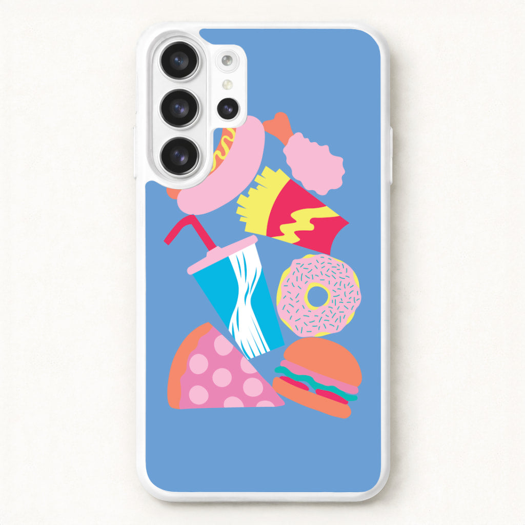 All The Foods - Fast Food Patterns Phone Case for Galaxy S26 Ultra
