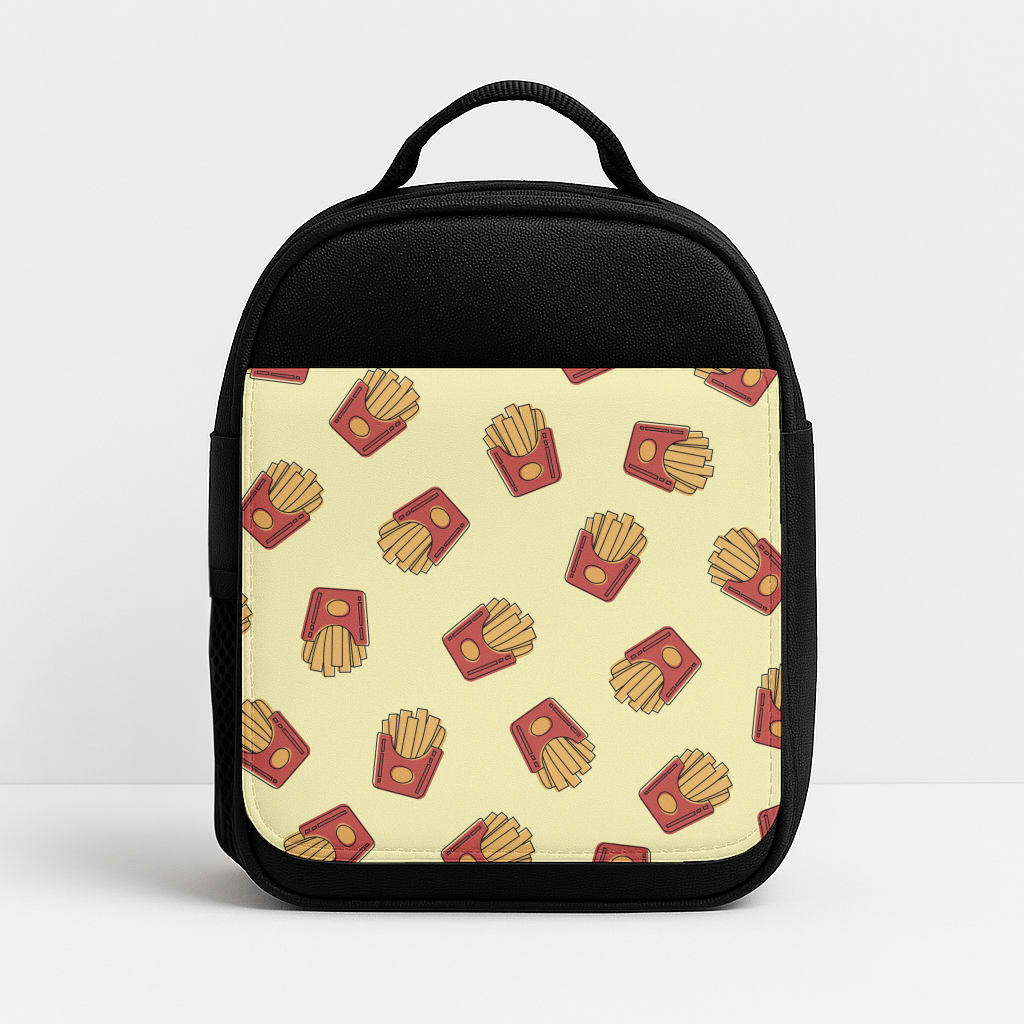 Fries - Fast Food Patterns Lunchbox