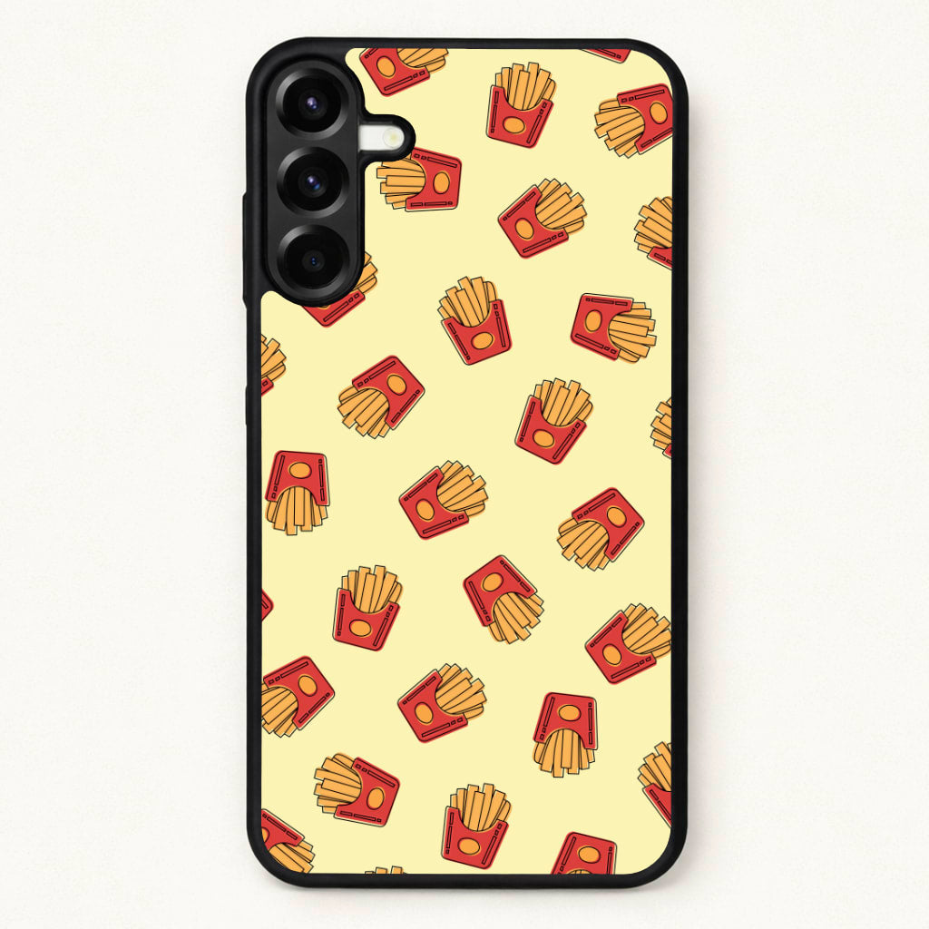 Fries - Fast Food Patterns Phone Case for Galaxy A57