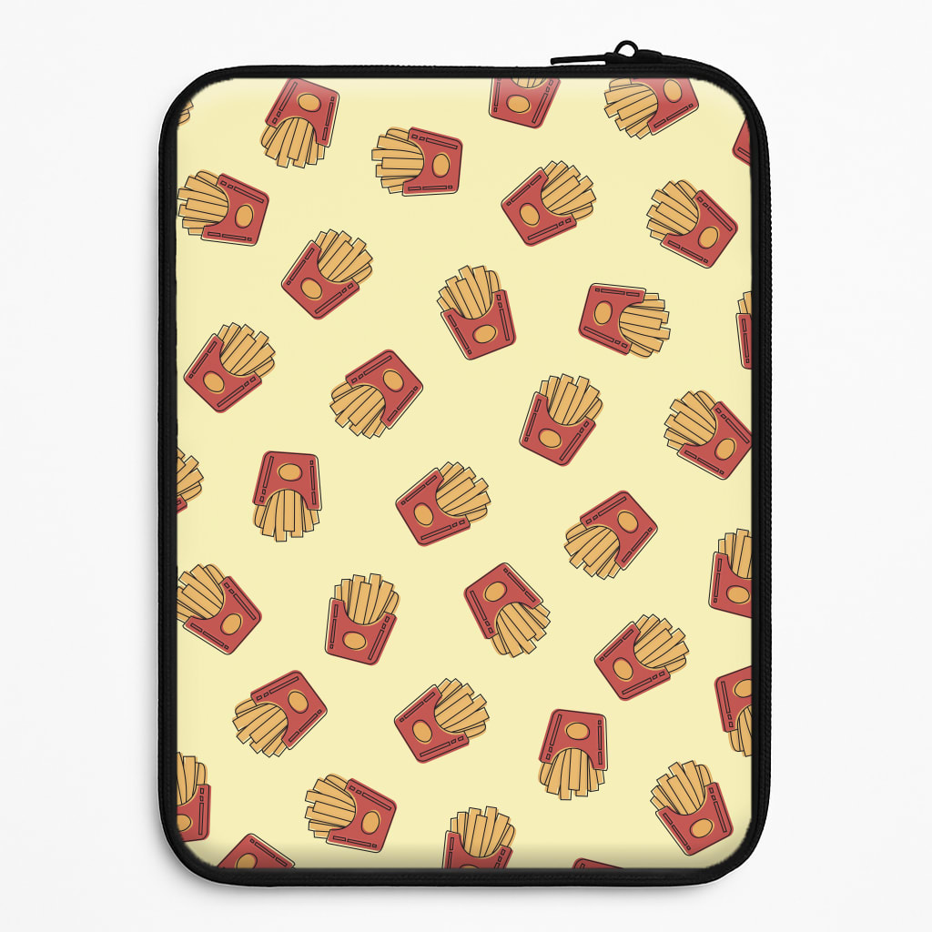 Fries - Fast Food Patterns Laptop Sleeve