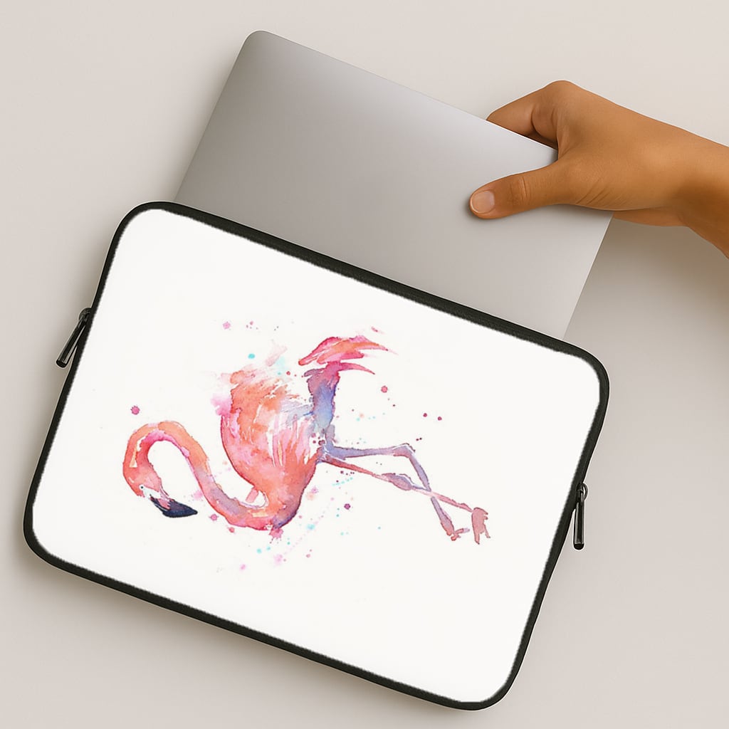 Watercolour Flamingo Painting MacBook Case