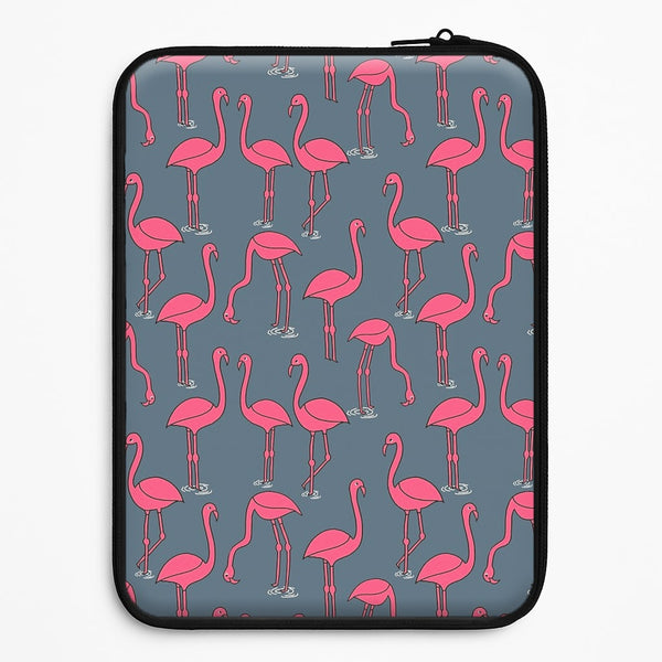 Basic Pink Flamingo Pattern Universal Laptop Sleeve