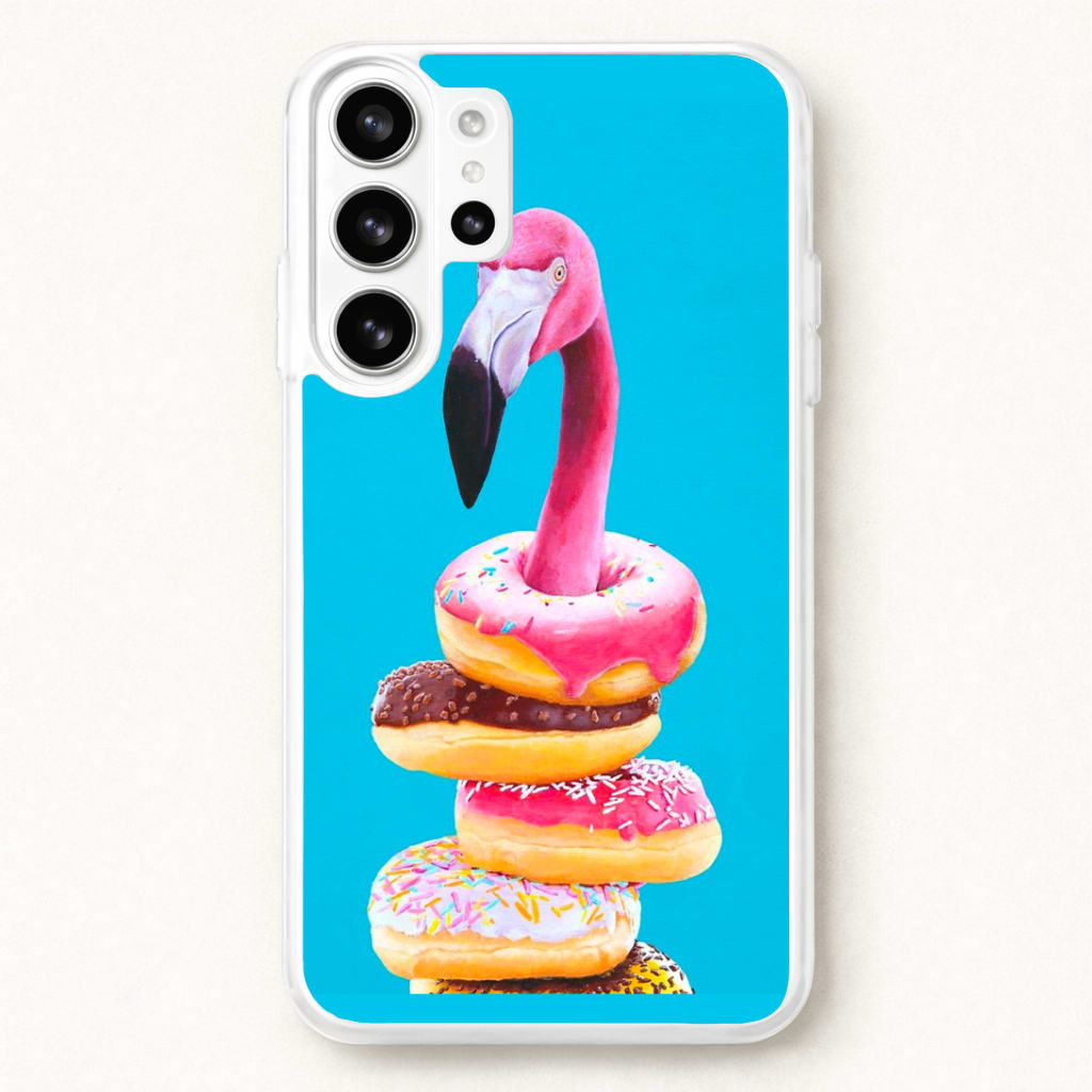 A Famished Flamingo Phone Case for Galaxy S26 Ultra