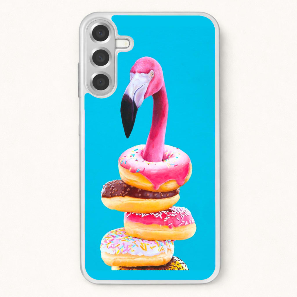 A Famished Flamingo Phone Case for Galaxy A17