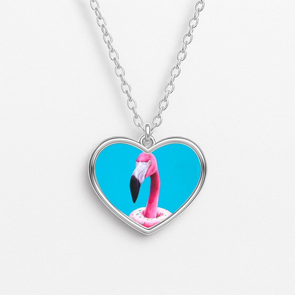 A Famished Flamingo Necklace