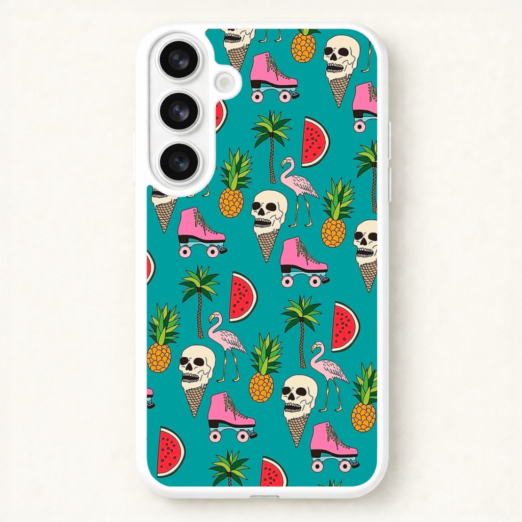 Skull Creams - Summer Pattern Phone Case for Galaxy S26 Plus