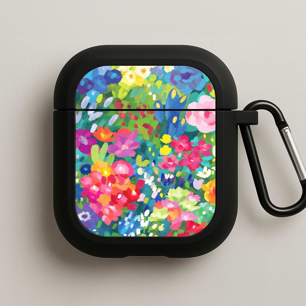 Colourful Floral Pattern AirPods Case