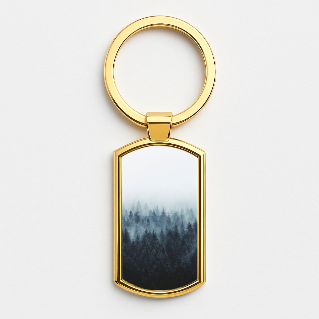A Wilderness Somewhere Part 2 Gold Keyring