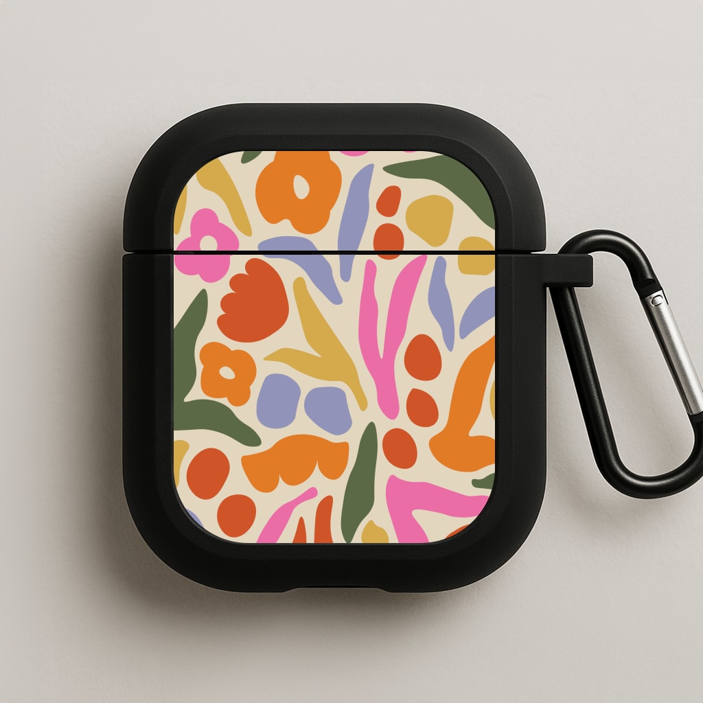 Abstract Floral Pattern - Floral AirPods Case