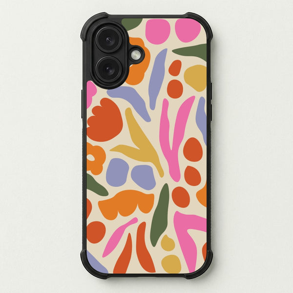 Abstract Floral Pattern - Floral Phone Case — Bumper case