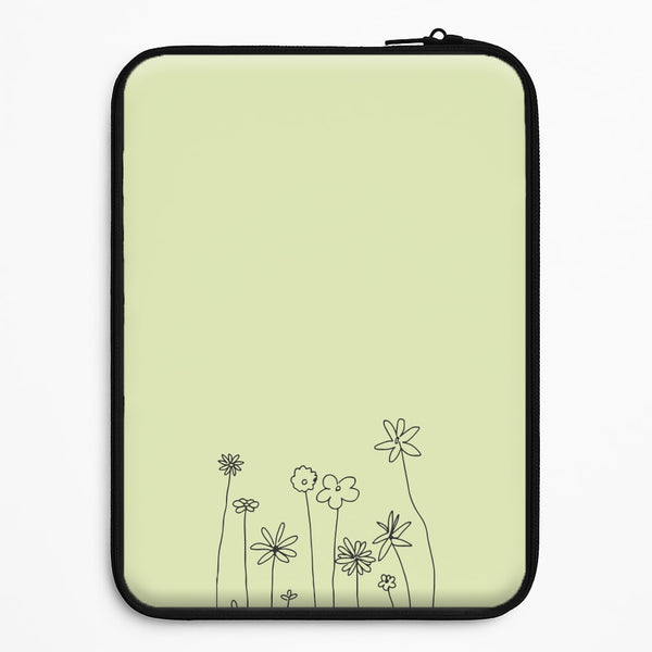 Floral Outline - Floral Universal Laptop Sleeve