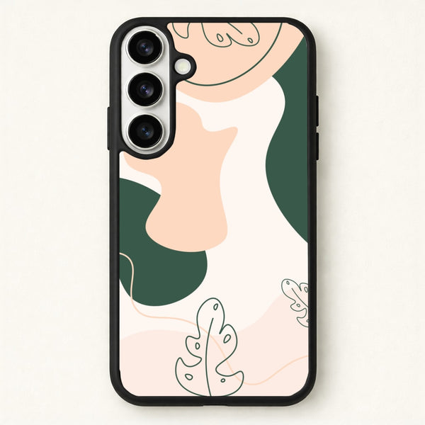Abstract Leafs - Floral Phone Case for Galaxy S26