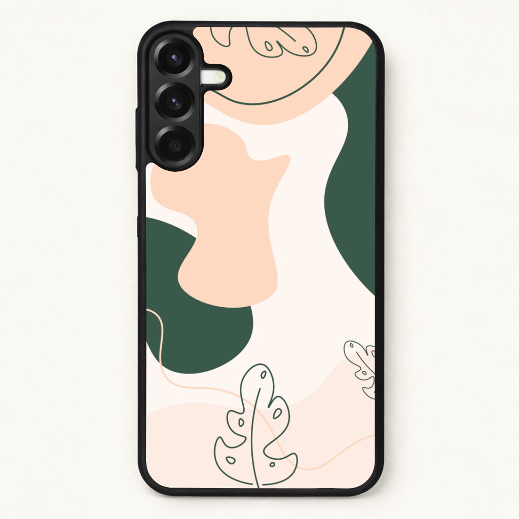 Abstract Leafs - Floral Phone Case for Galaxy A17