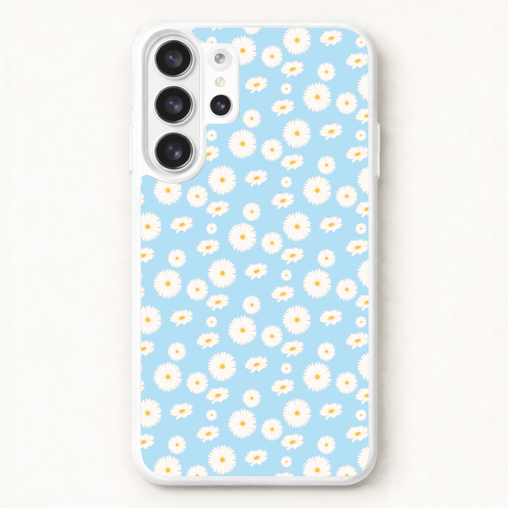 Blue Daisies - Floral Phone Case for Galaxy S26 Ultra