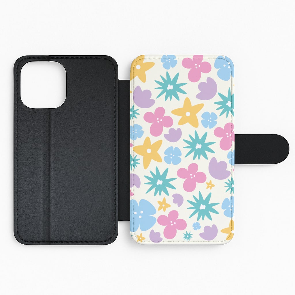 Playful Flowers - Floral Patterns Flip Phone Case