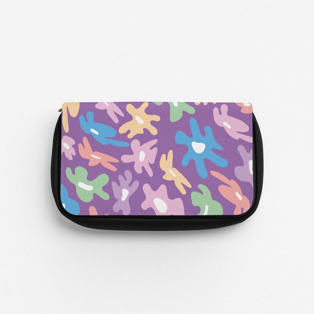 Abstract Flowers- Floral Patterns Pencil Case