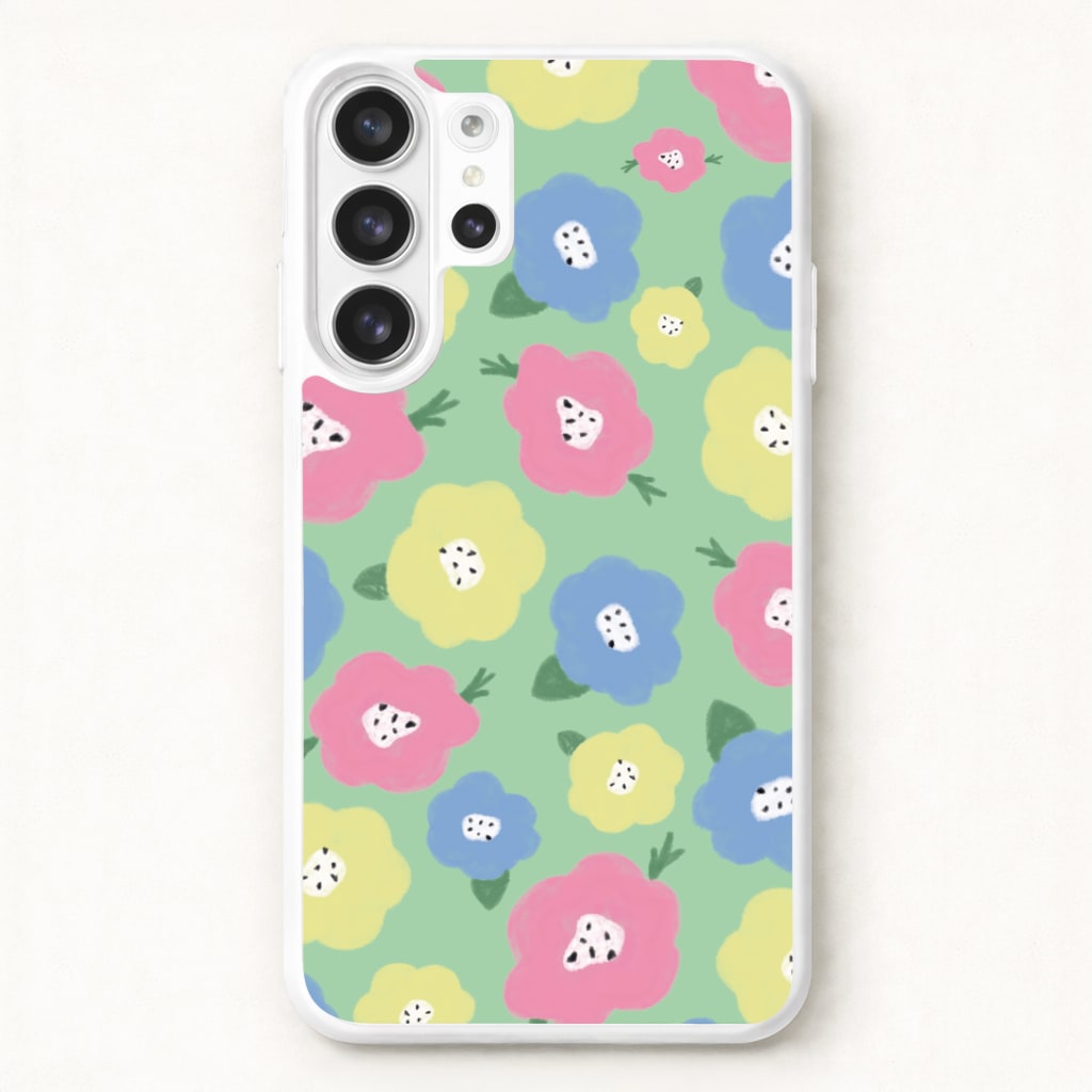 Painted Flowers - Floral Patterns Phone Case for Galaxy S26 Ultra