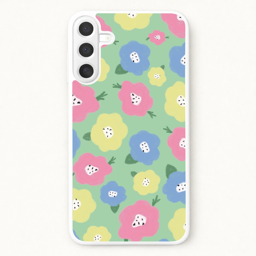 Painted Flowers - Floral Patterns Phone Case for Galaxy A37