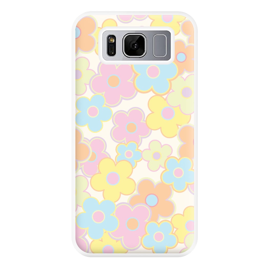 Pastel Abstract Flowers Pattern Phone Case for Galaxy S8 Plus